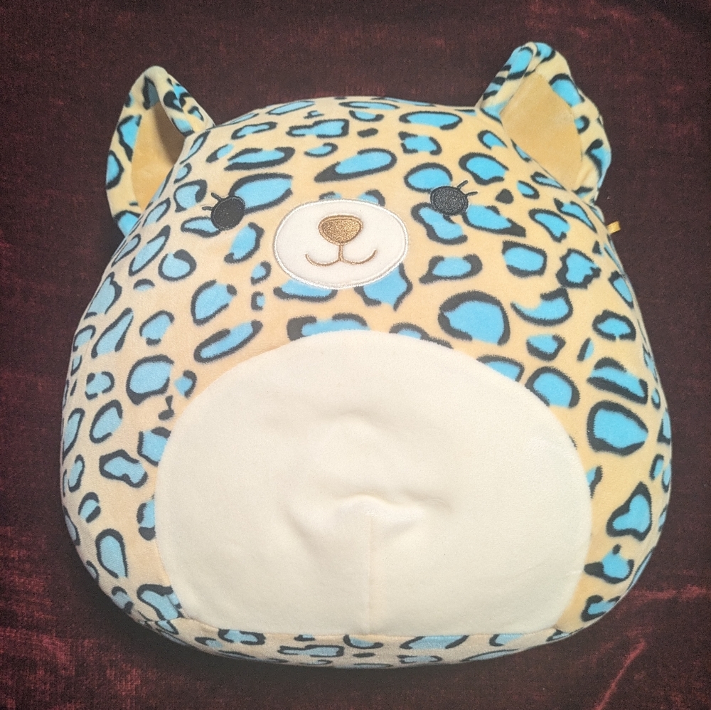 Blue spotted Leopard Squishmallow